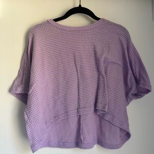 Lavender Textured Women's Top